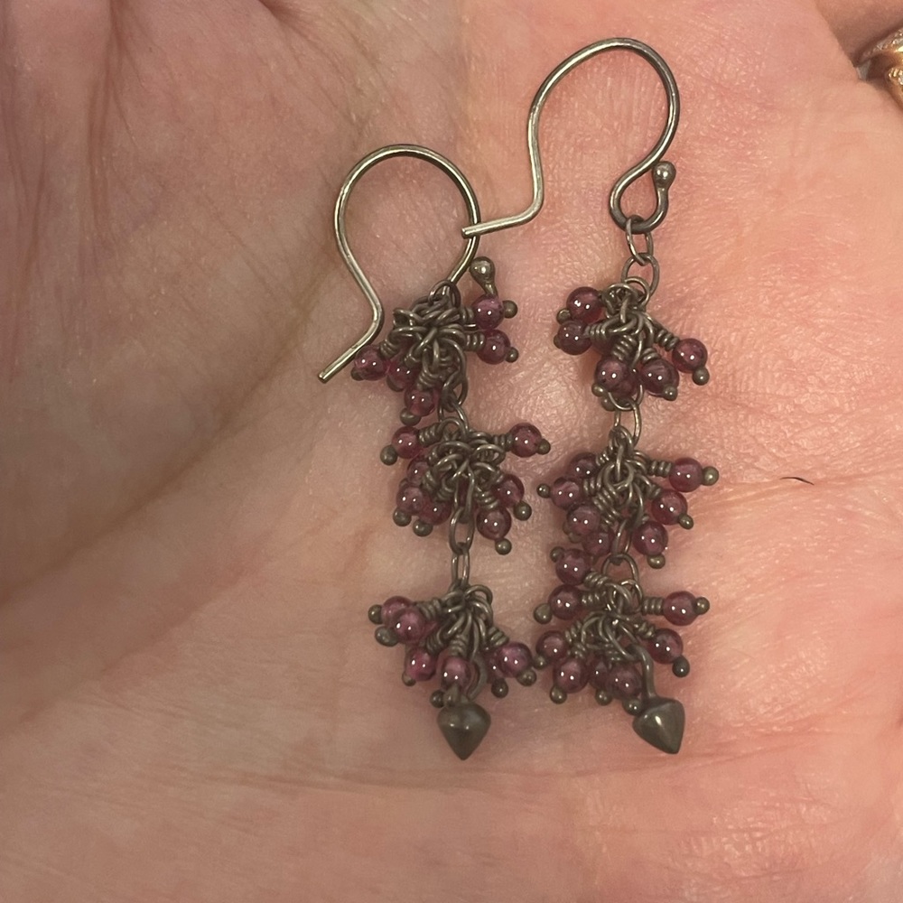 Me&Ro ruby earrings - Picture 2 of 4